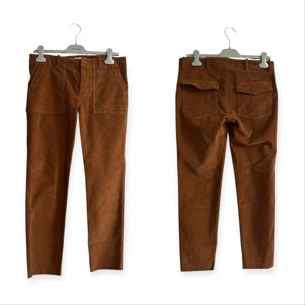 NILI LOTAN Jenna Pants in Corduroy, Color Maple, Size 6,  New with tags
